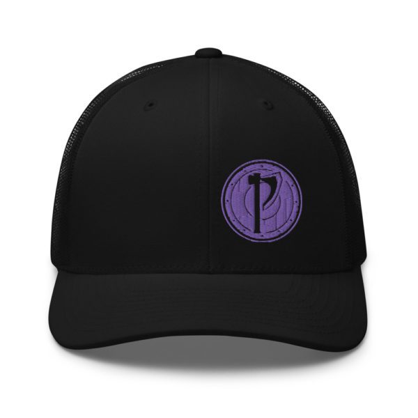 Purple Shield Trucker Hat